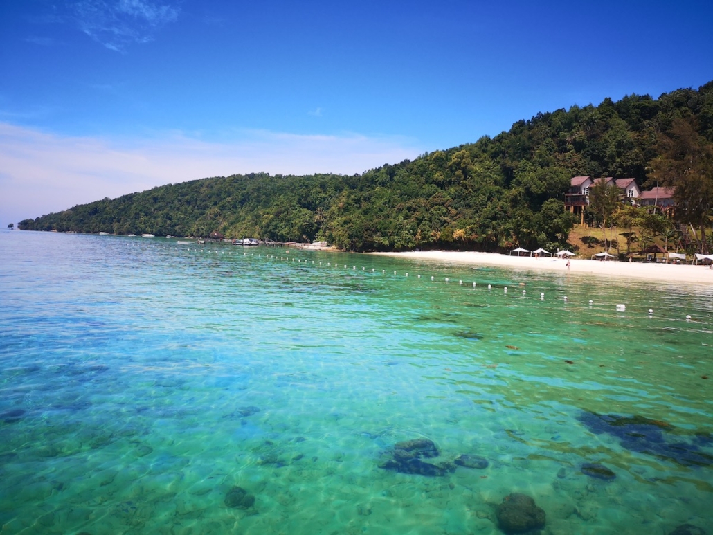 Manukan Island Beach in Sabah, Malaysia