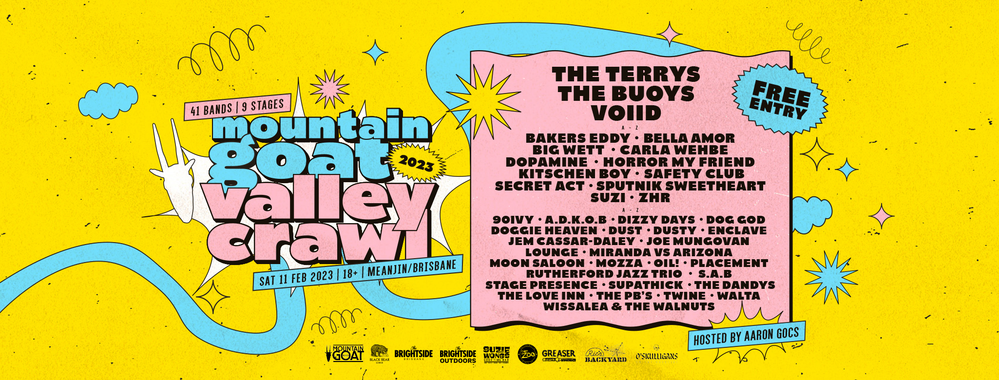 Mountain Goat Valley Crawl - Brisbane Music Festival 2023
