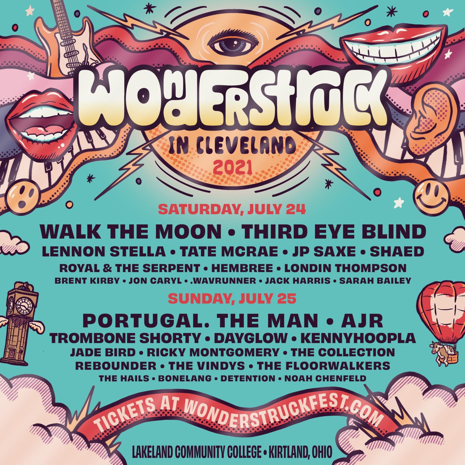Wonderstruck Music Festival Cleveland Ohio 2022