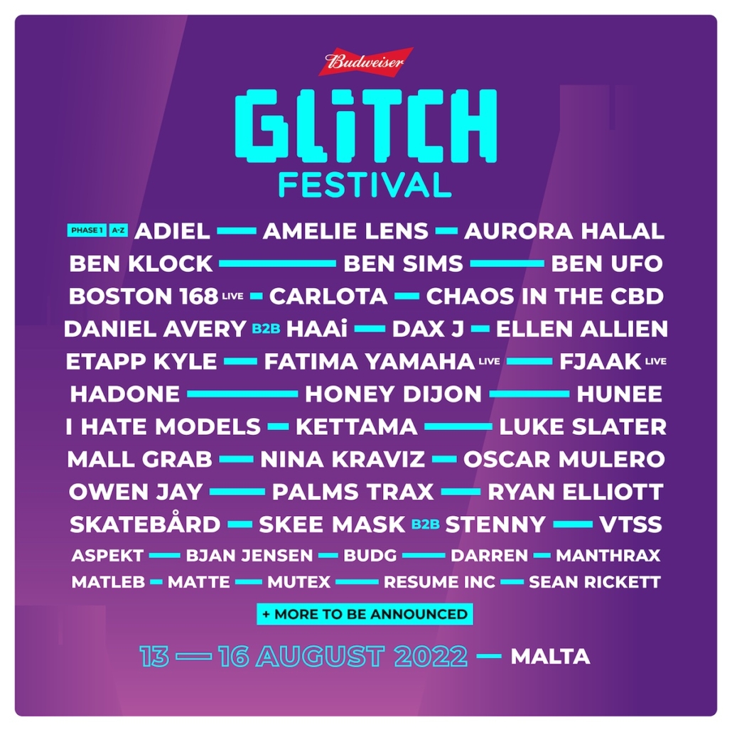 Glitch Festival Malta 2022 Line-Up
