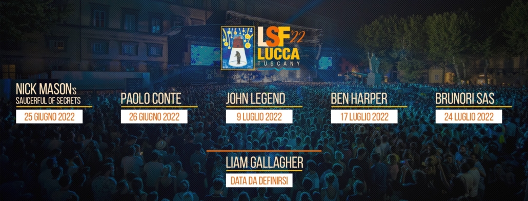 Lucca Italy Summer Festival 2022 Line Up