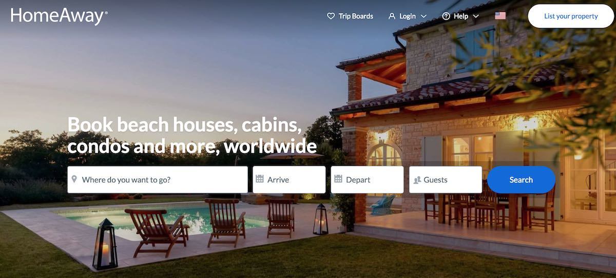 Homeaway - airbnb competitors