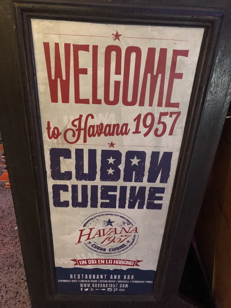 CUban Food Miami Itineraty