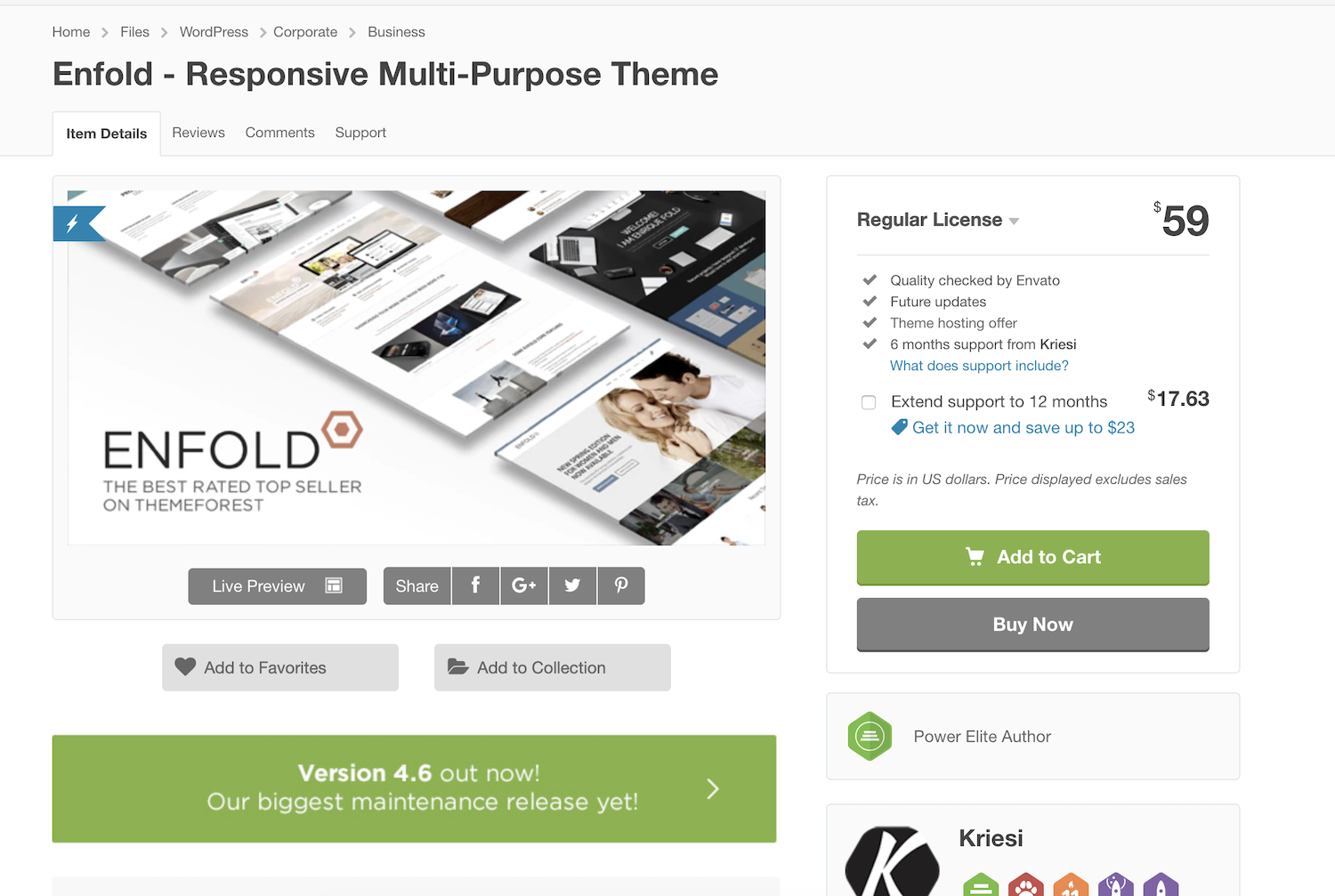 Enfold - Music Blog Theme