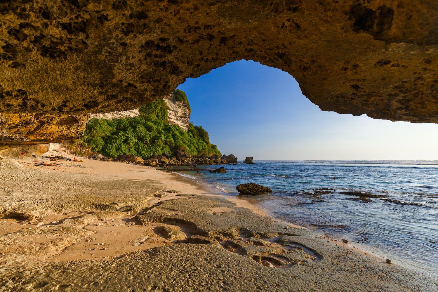 Suluban beach in Uluwatu Bali - Indonesia