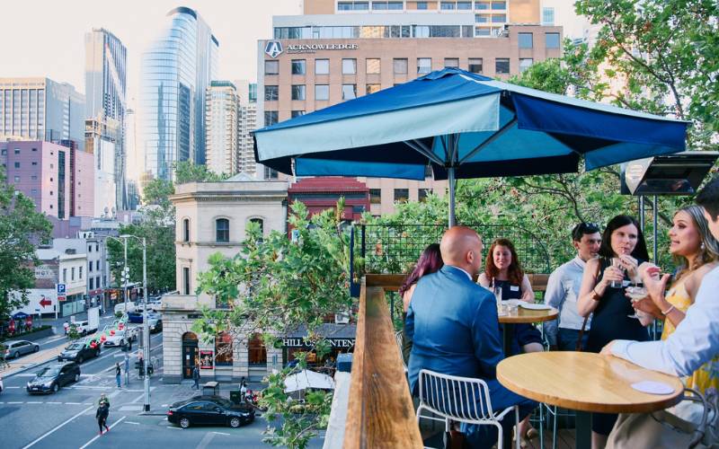 Image of Good Heavens Rooftop Bar.