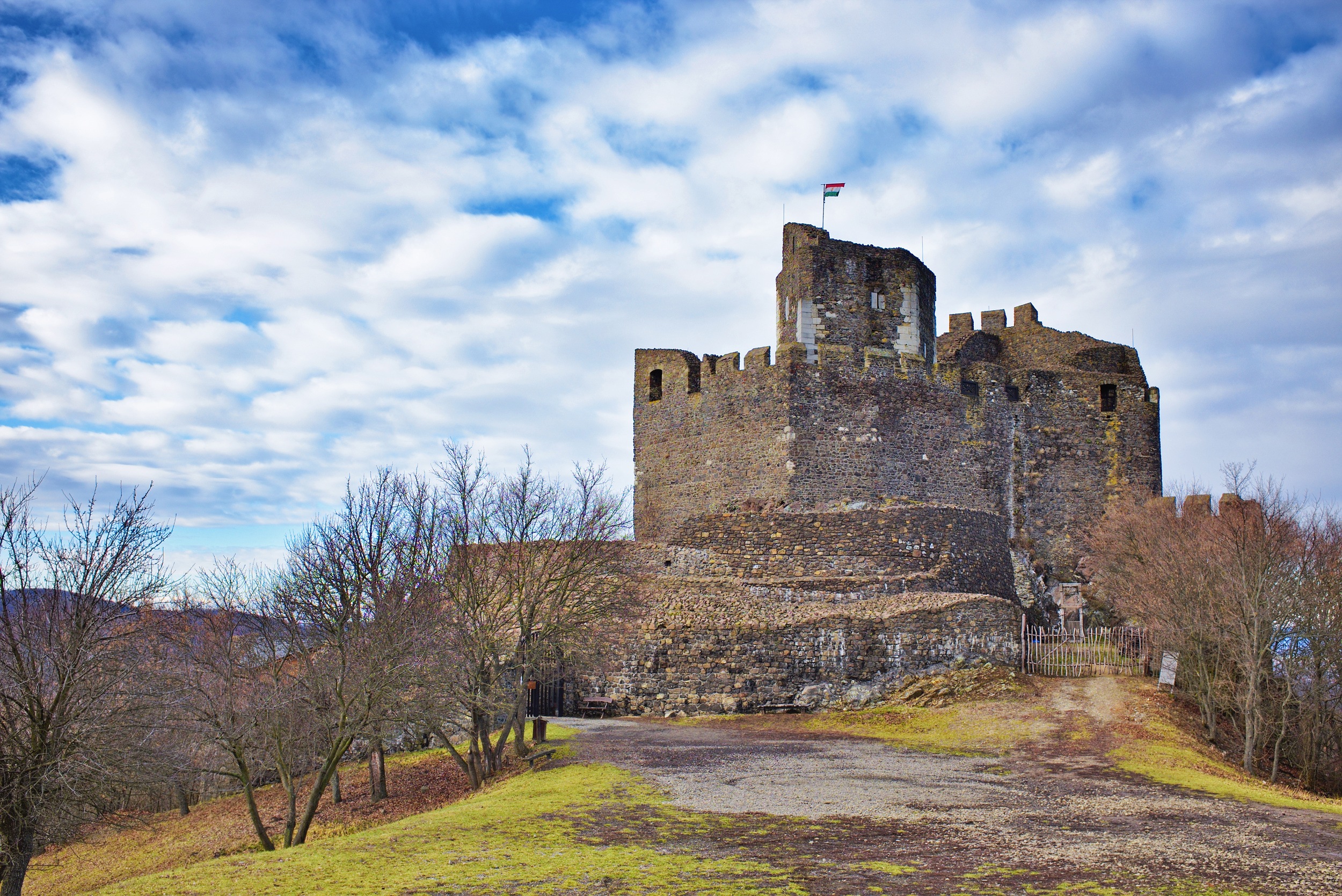 Holloko fortress built in the 13th century in Hungary