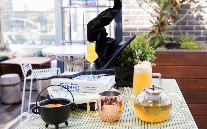 Image of rooftop setting at Imperial Marks Hotel's rooftop garden.