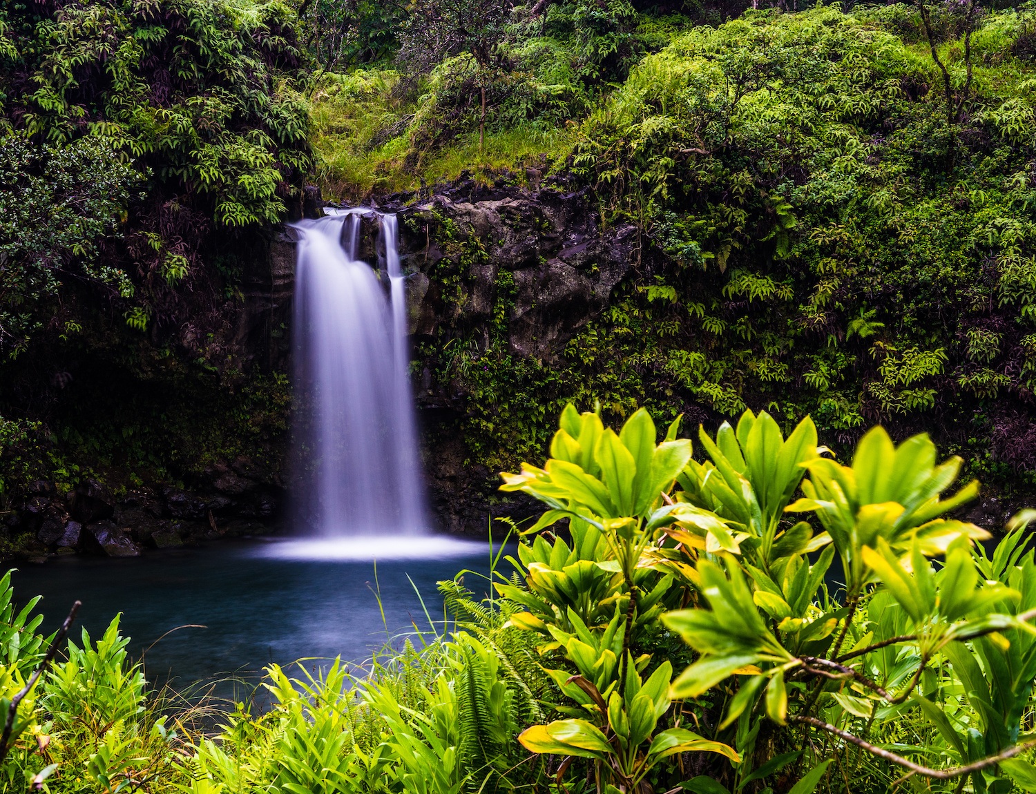 Road to Hana Waterfall