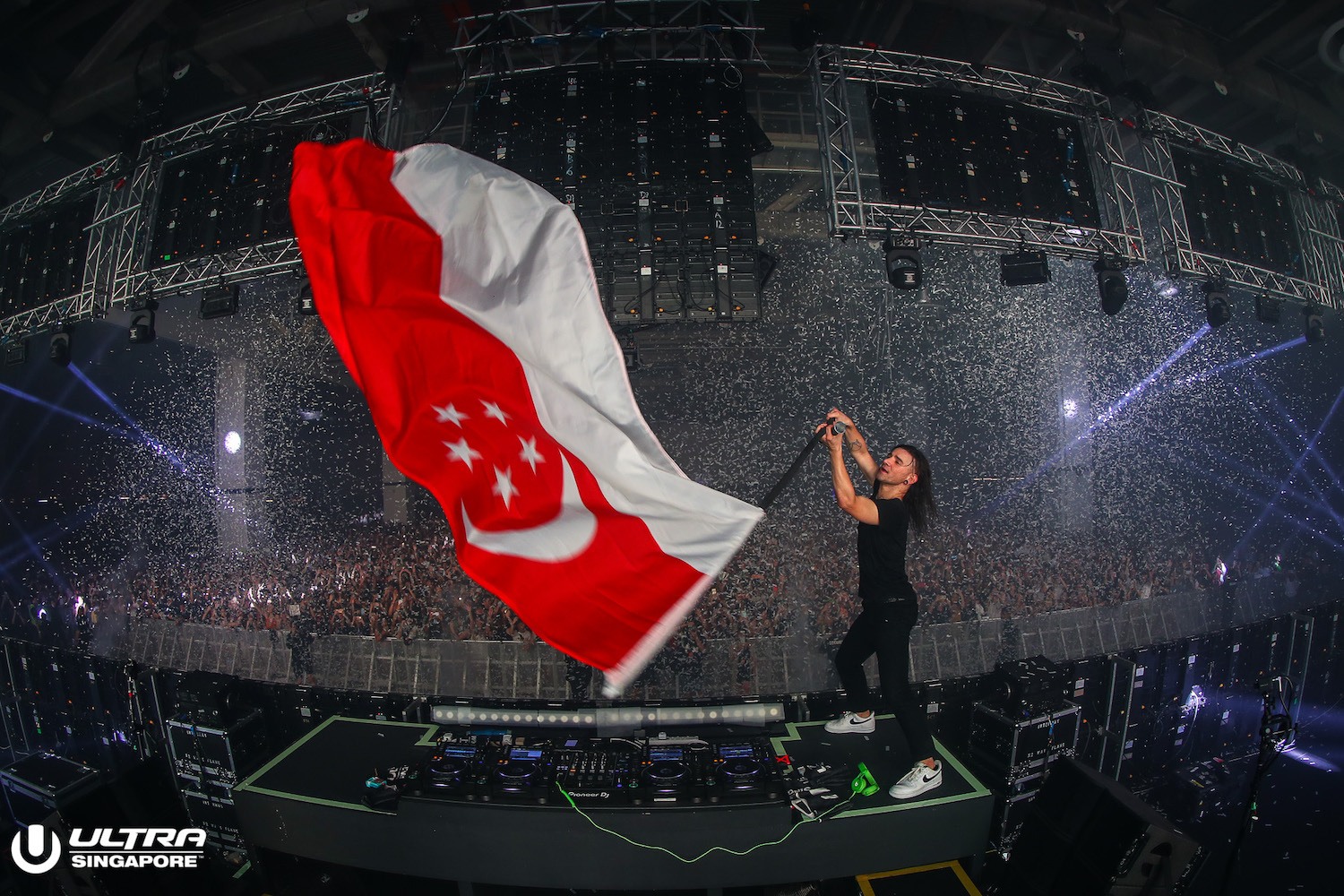 Skrillex at Ultra Singapore 2019 Main Stage, photo by RUDGR