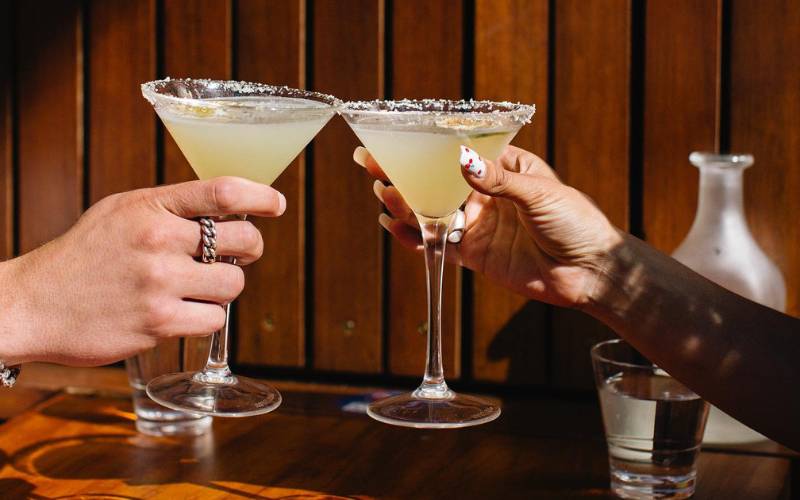 Image of drinks at Rooftop Bar Melbourne.