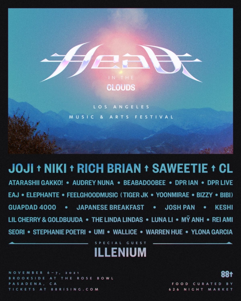 Head In The Clouds Hip Hop Festival 2021 Line Up