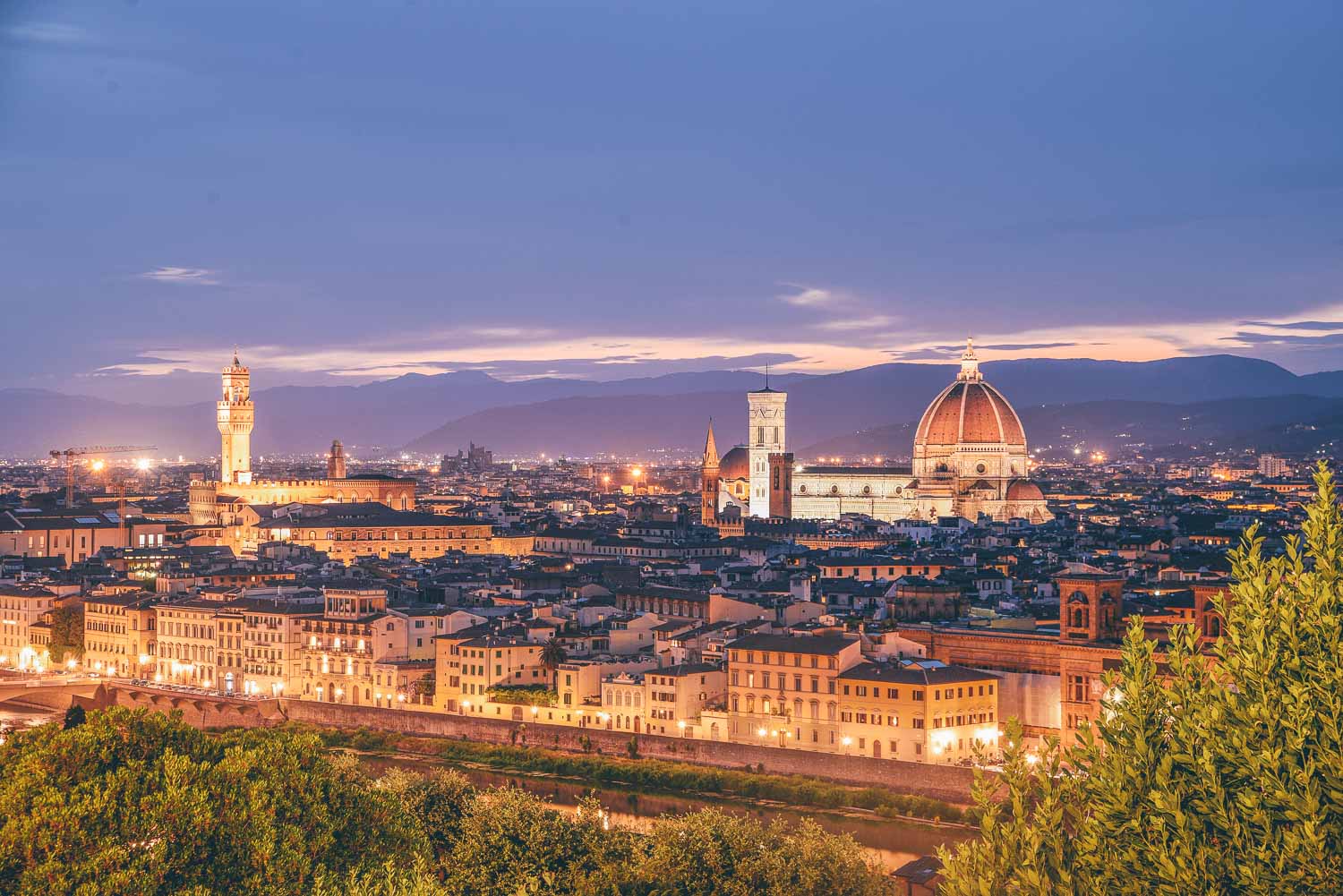 Piazzale Michaelangelo Sunset - Italy Itinerary 10 Days