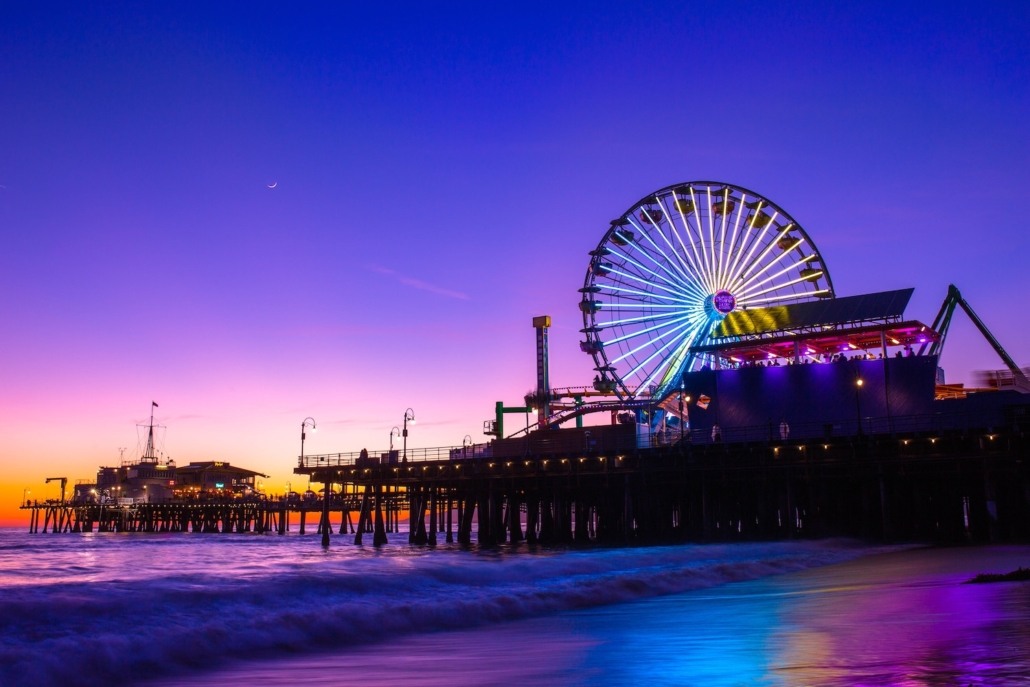 Santa Monica Pier - Los Angeles to San Diego Drive