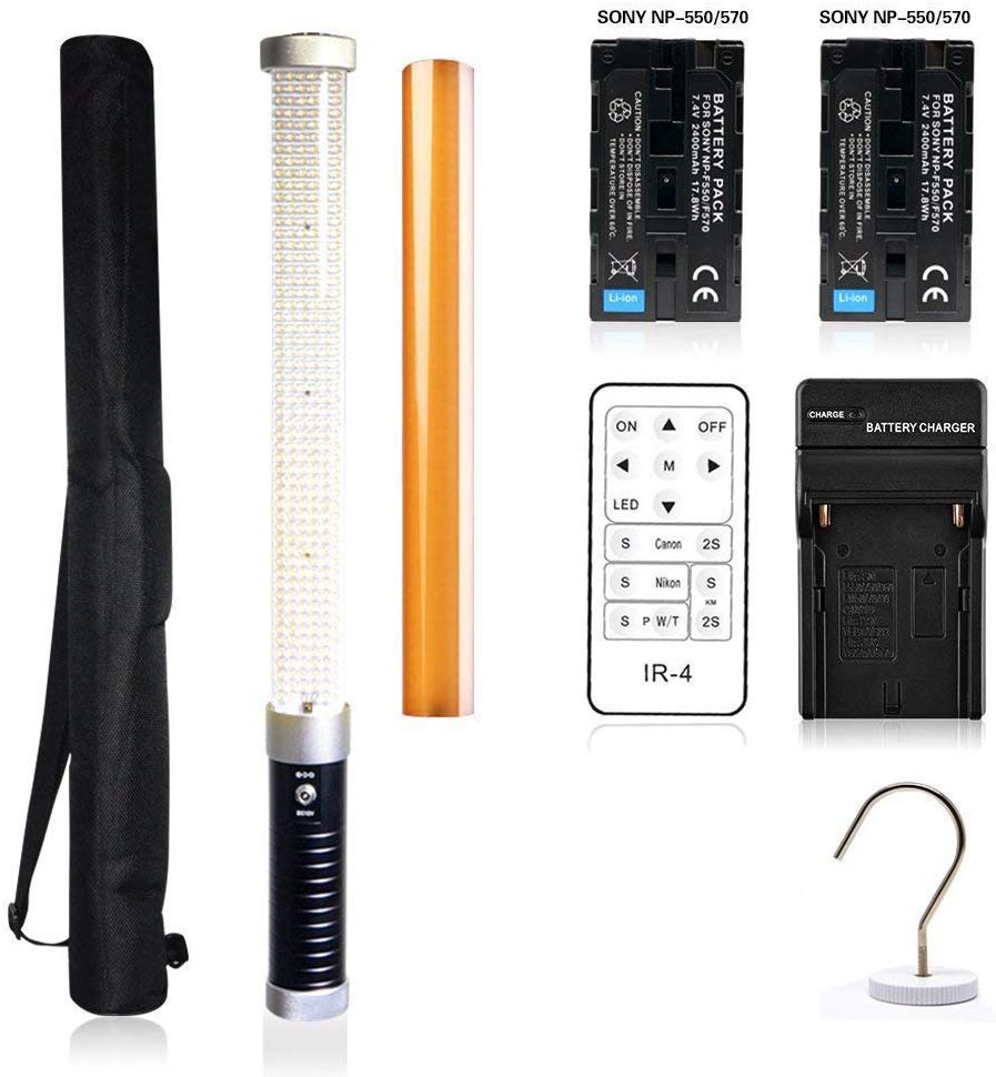 Led Video Light Wand Kit - Best Gifts for Photographers