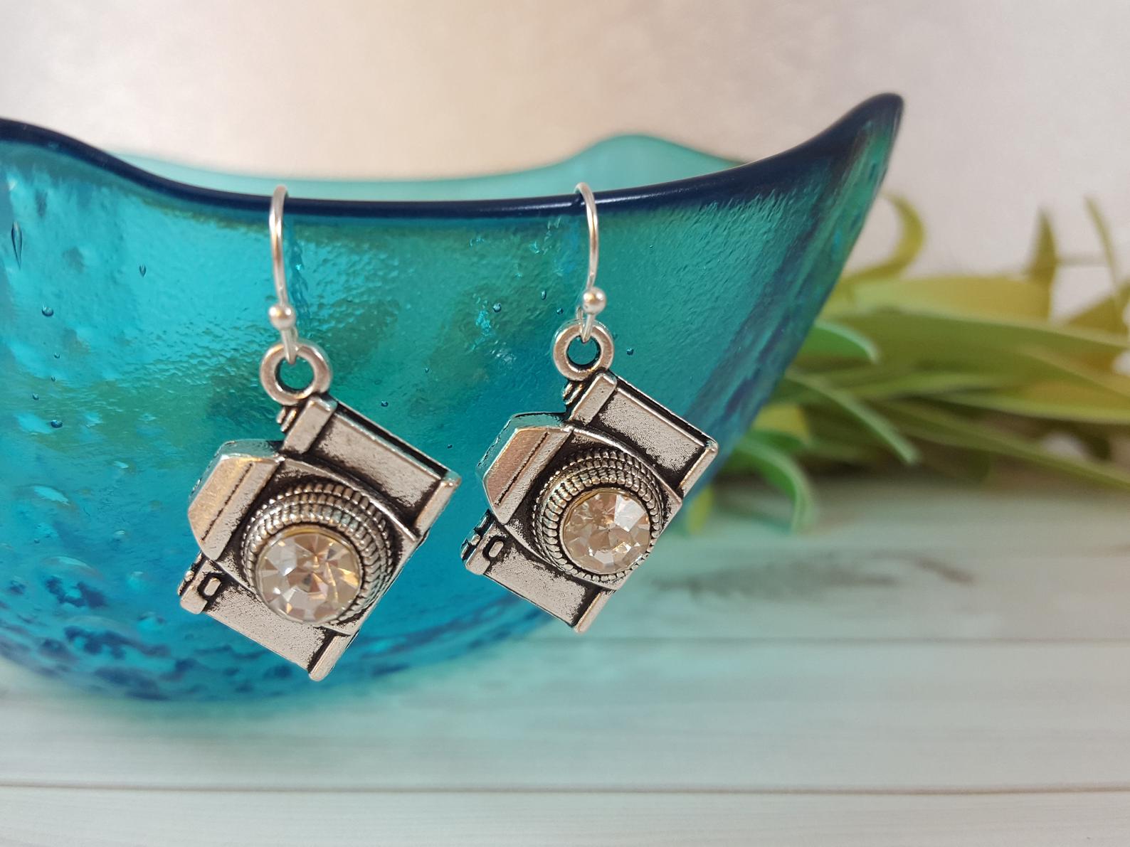 Retro Camera Ear Rings - Unique Gifts for Photographers