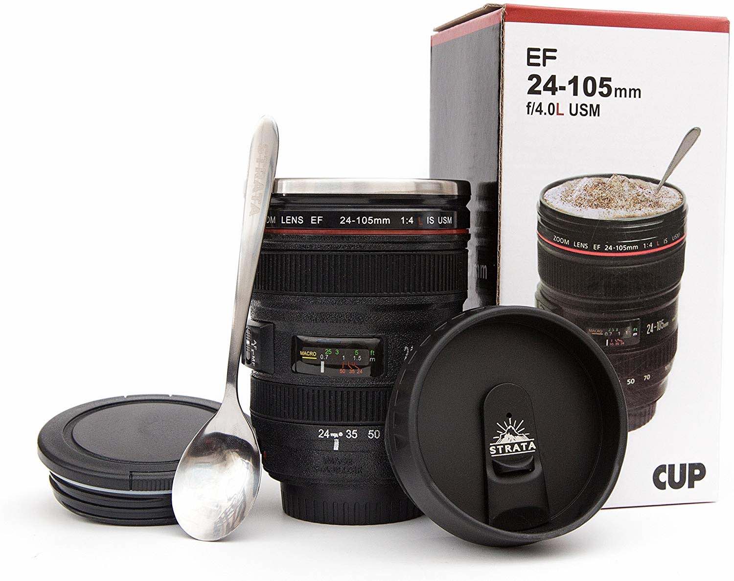 STRATA CUPS Camera Lens Coffee Mug - Best Gifts for Photographers