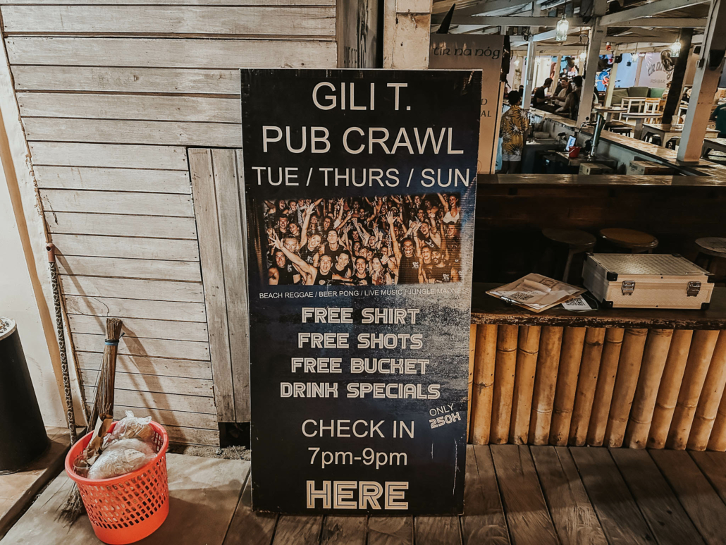 Gili T Pub Crawl