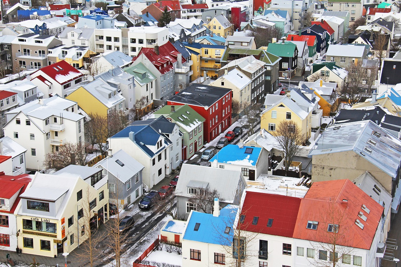 reykjavik - iceland in february