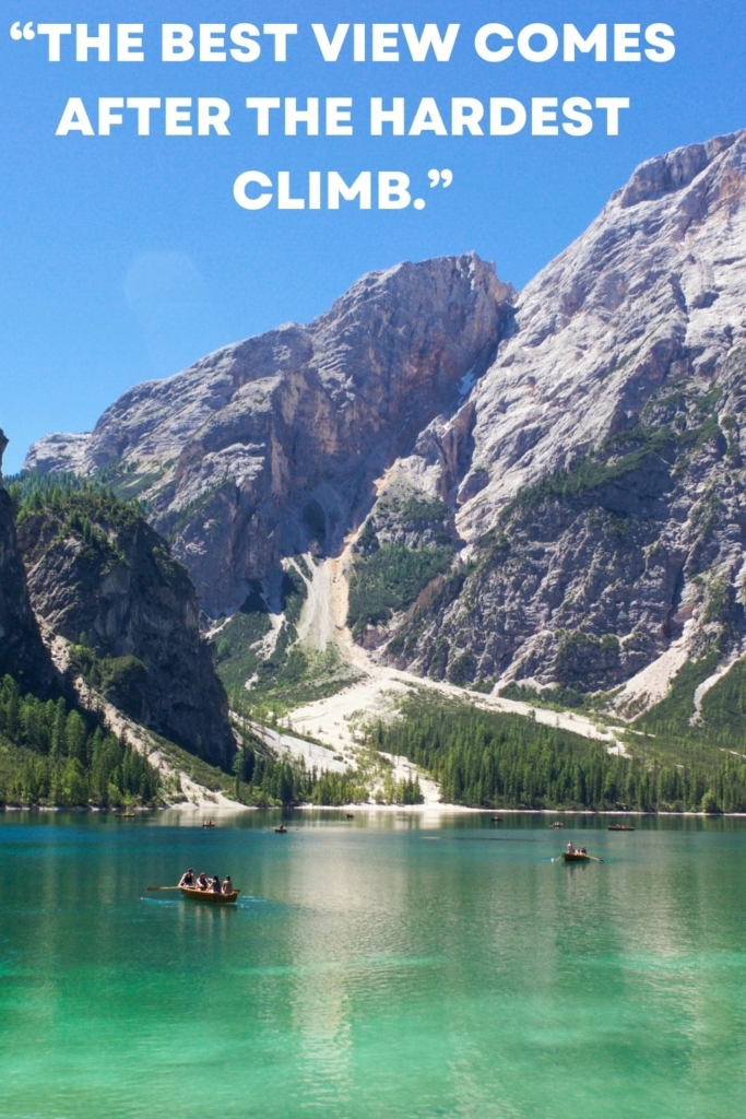 Climbing Mountain Quotes