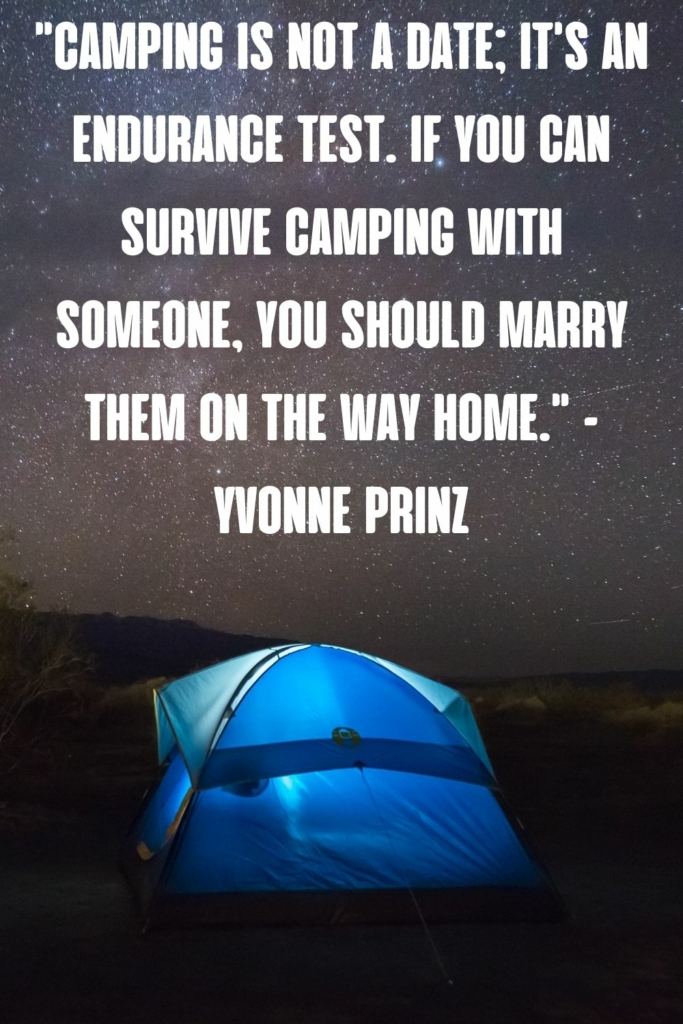 Funny Camping Mountain Quotes