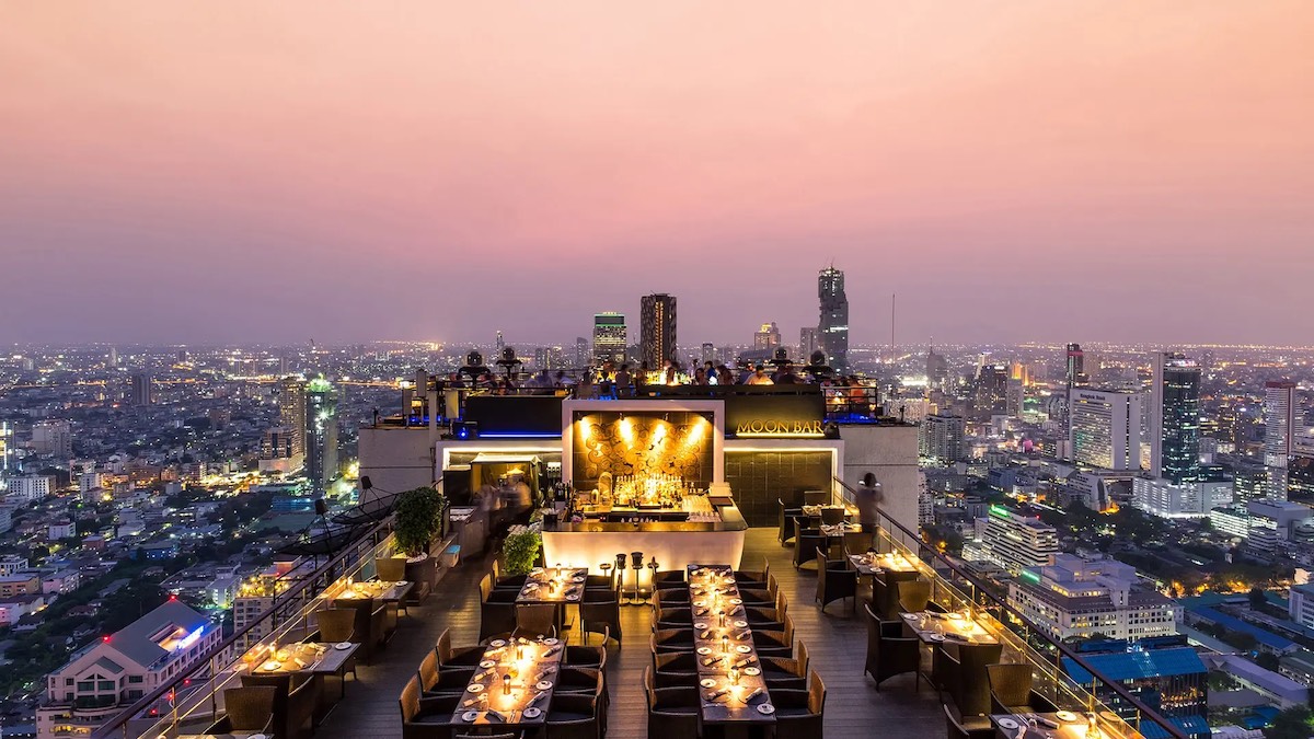 Vertigo Rooftop Restaurant - Bangkok - ThailandVertigo Rooftop Restaurant - Bangkok - Thailand