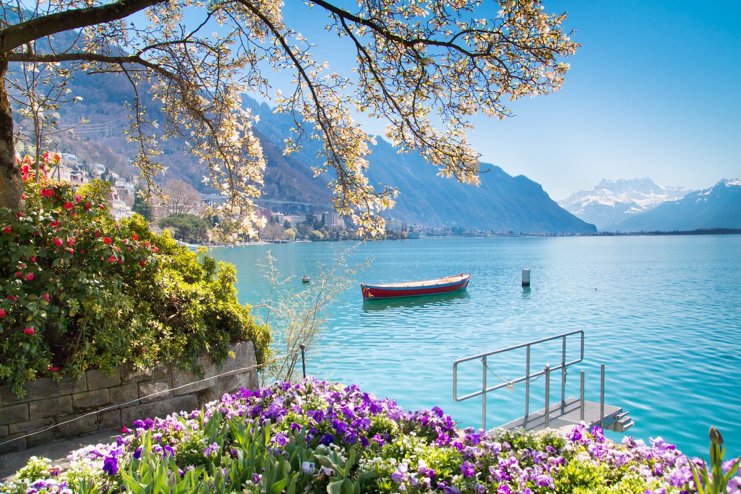 Montreux in April