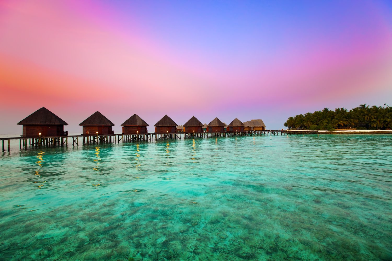 Overwater Bungalows in Malaysia