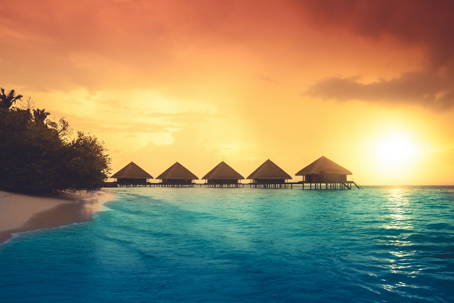 Over water bungalows Malaysia