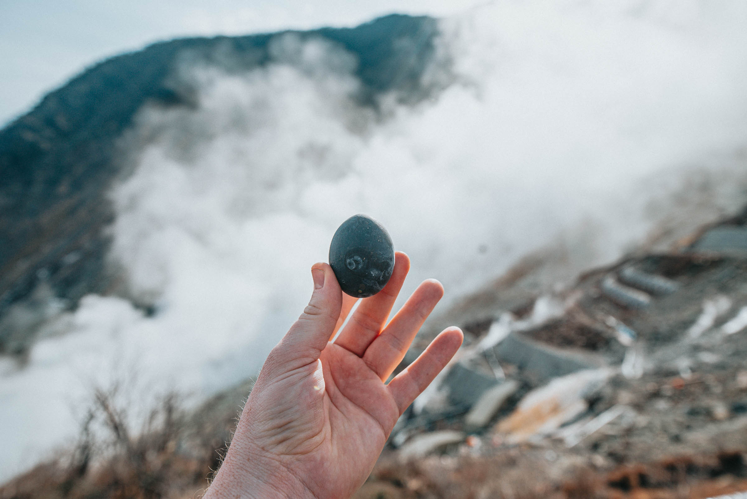 Black Egg, Owakudani Valley, Hakone, Japan