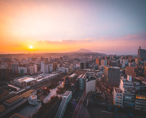 Oita City Sunset