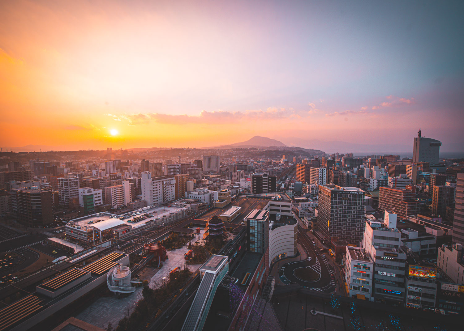 Oita City Sunset