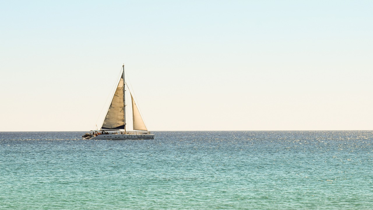 catamaran, barcelona, spain