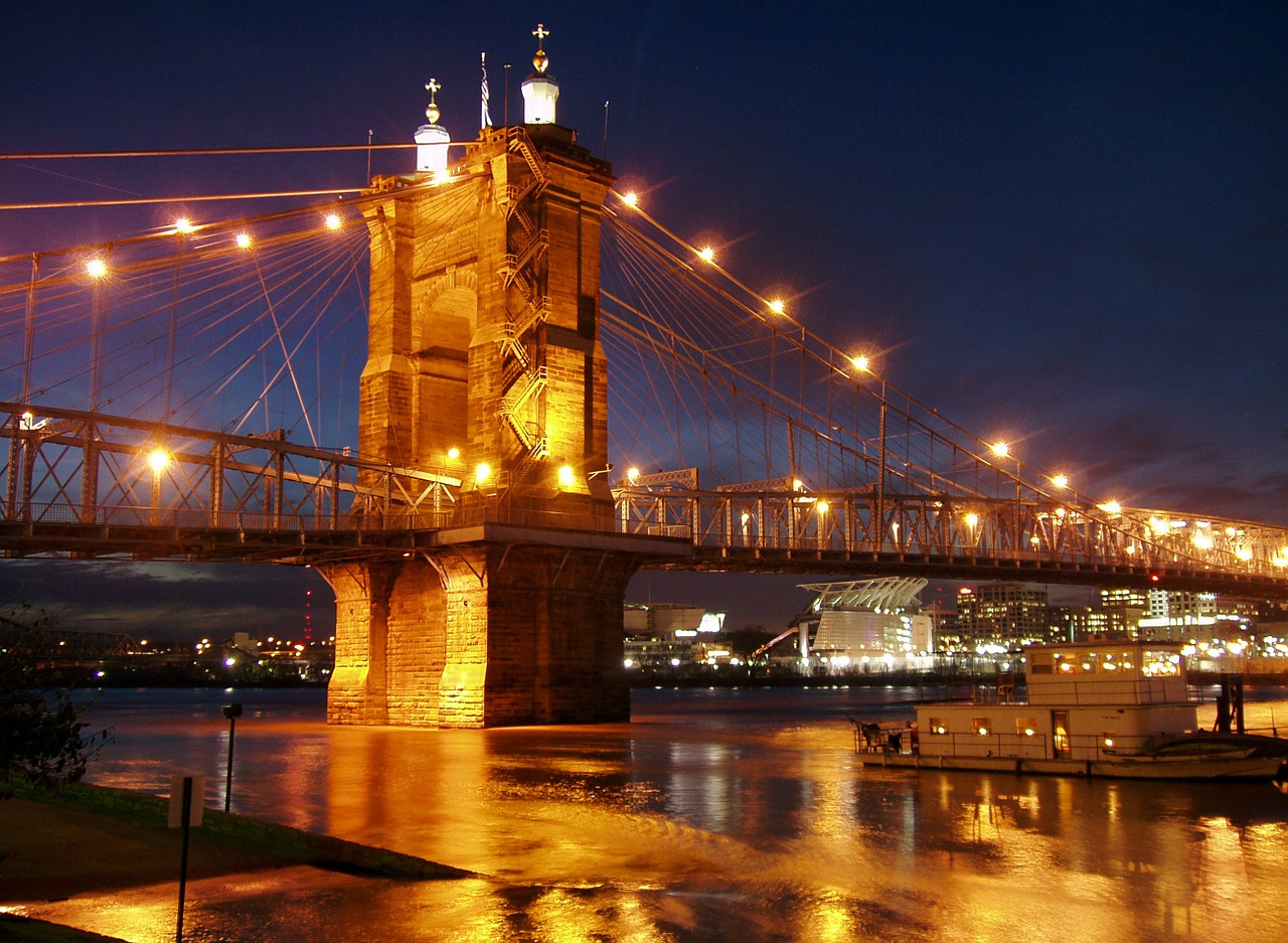 Airbnbs in Cincinnati - Suspension Bridge