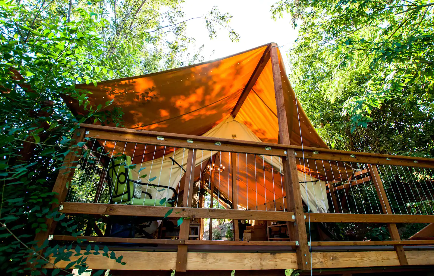 Hideaway Glamping Tent with Pool and Hot Tub