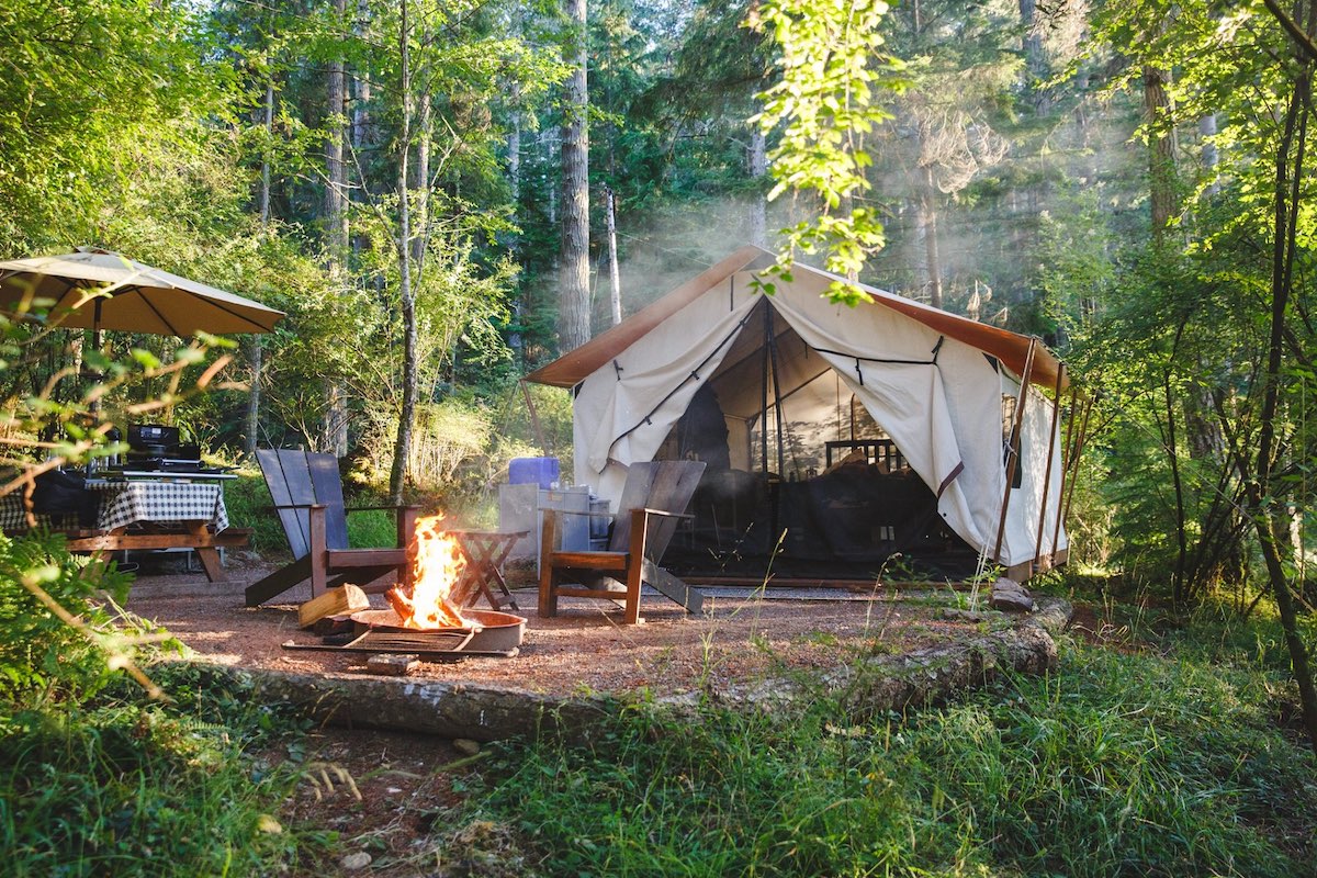 Leanto Orcas Island Glamping Washington