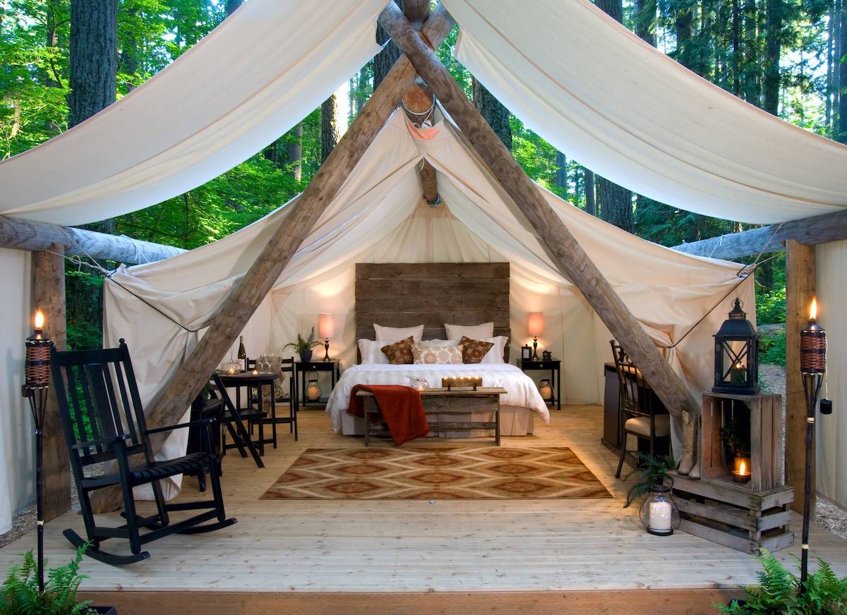 Pampered Wilderness Glamping in Washington