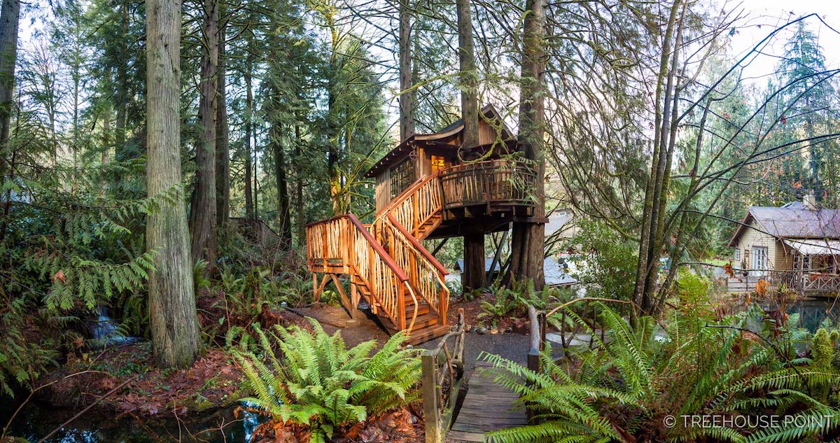 Treehouse Point Glamping Washington