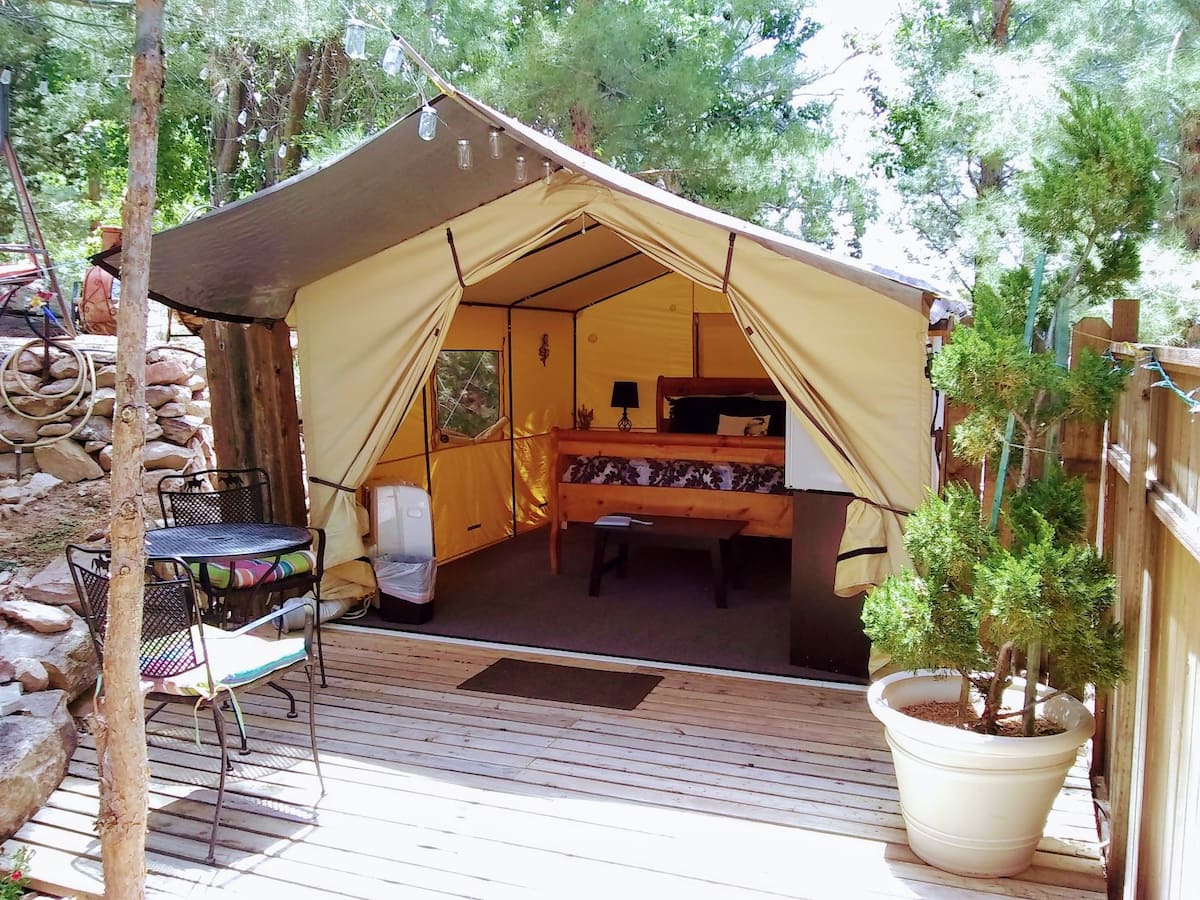Glamping Tents at Zion West — The Hideaway Airbnb