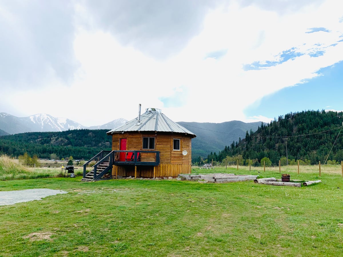 Northern Montana Yurt Airbnb Glamping