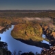 Autumn Scenic Overlook in Branson Missouri at Sunrise