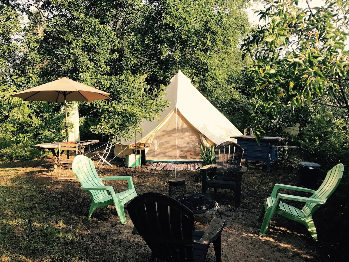 Nature and the Comfort at the Outpost Tent