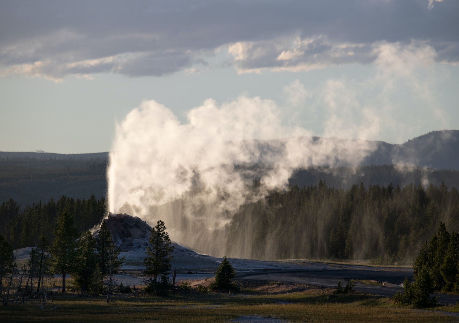 White Dome Geyser, Yellowstone, United States