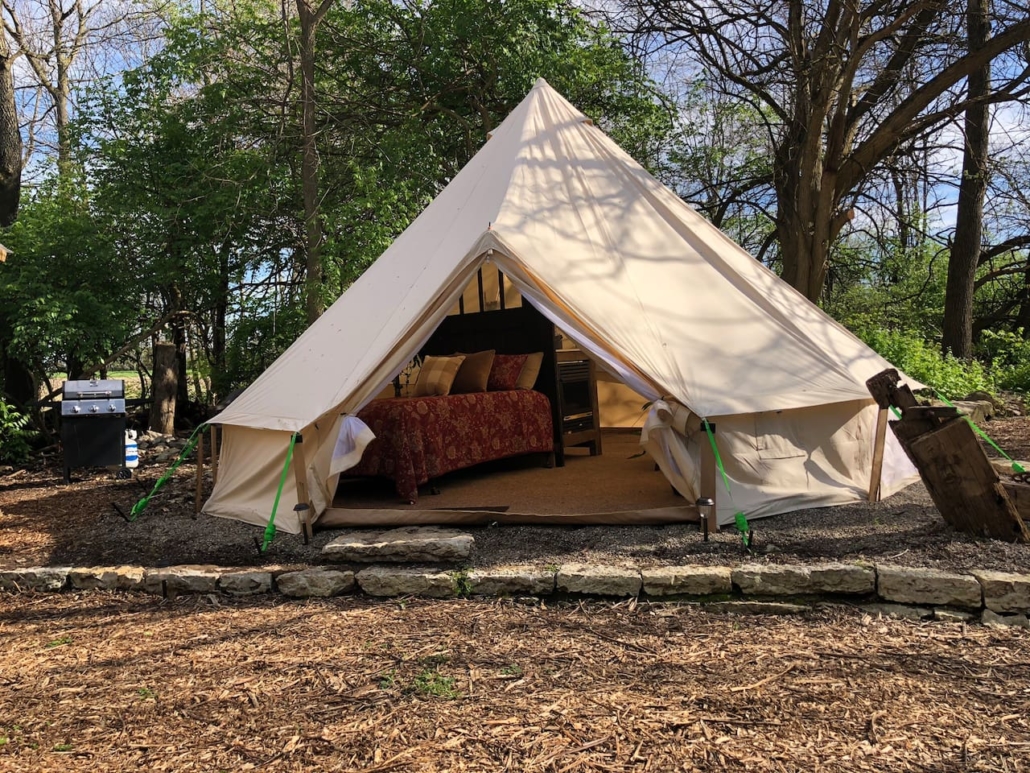 Image showcasing TOP 21 Glamping Ohio Yurts & Cabins To Stay in 2022 [UPDATED]