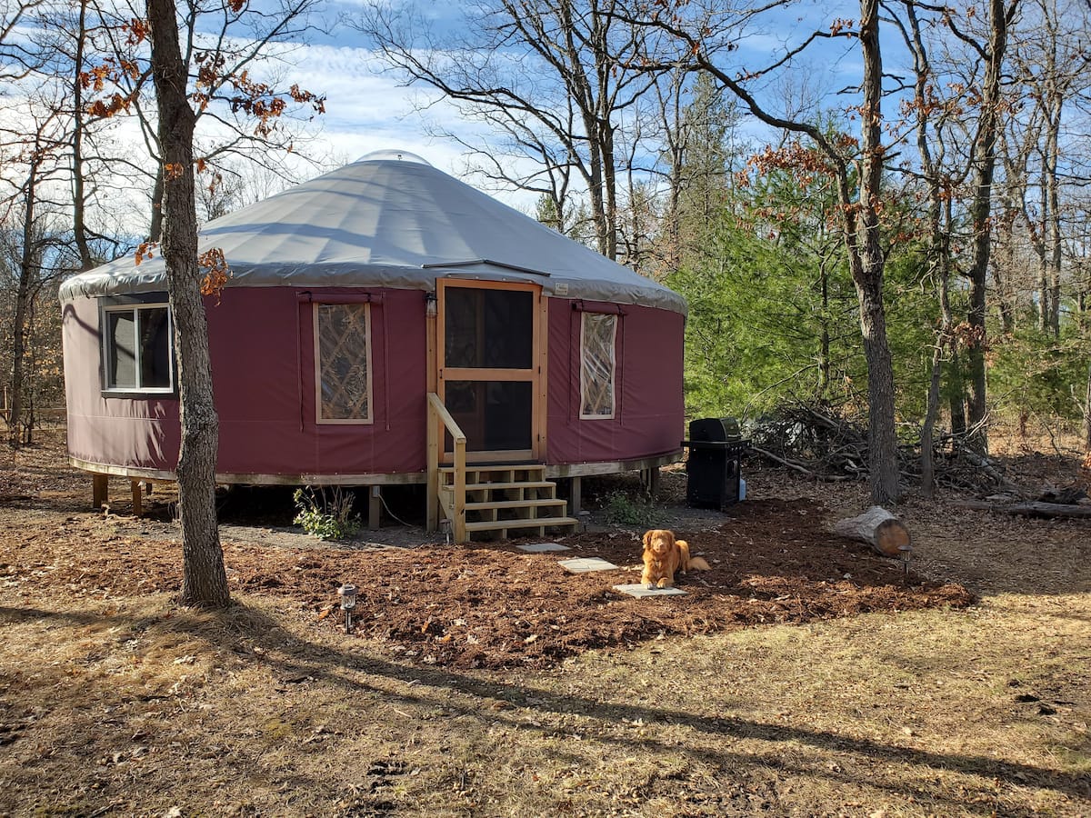 Yurt Glamping in Michigan