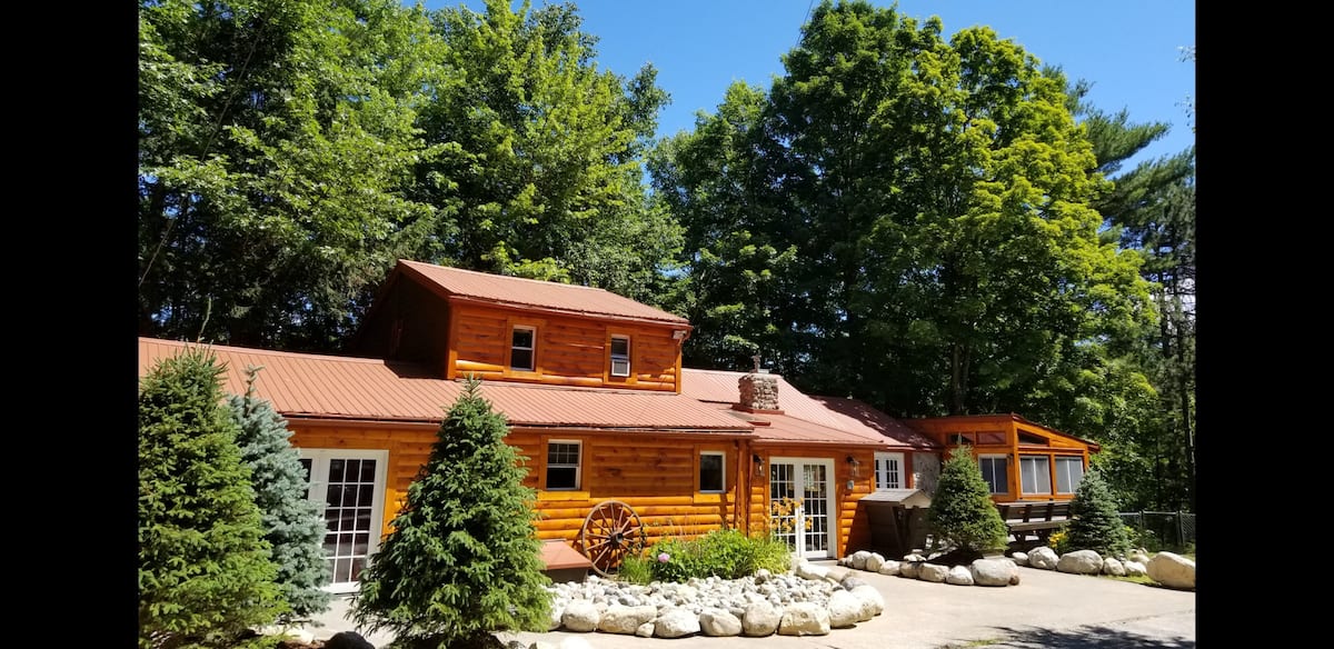 Log Cabin Lake George Airbnb