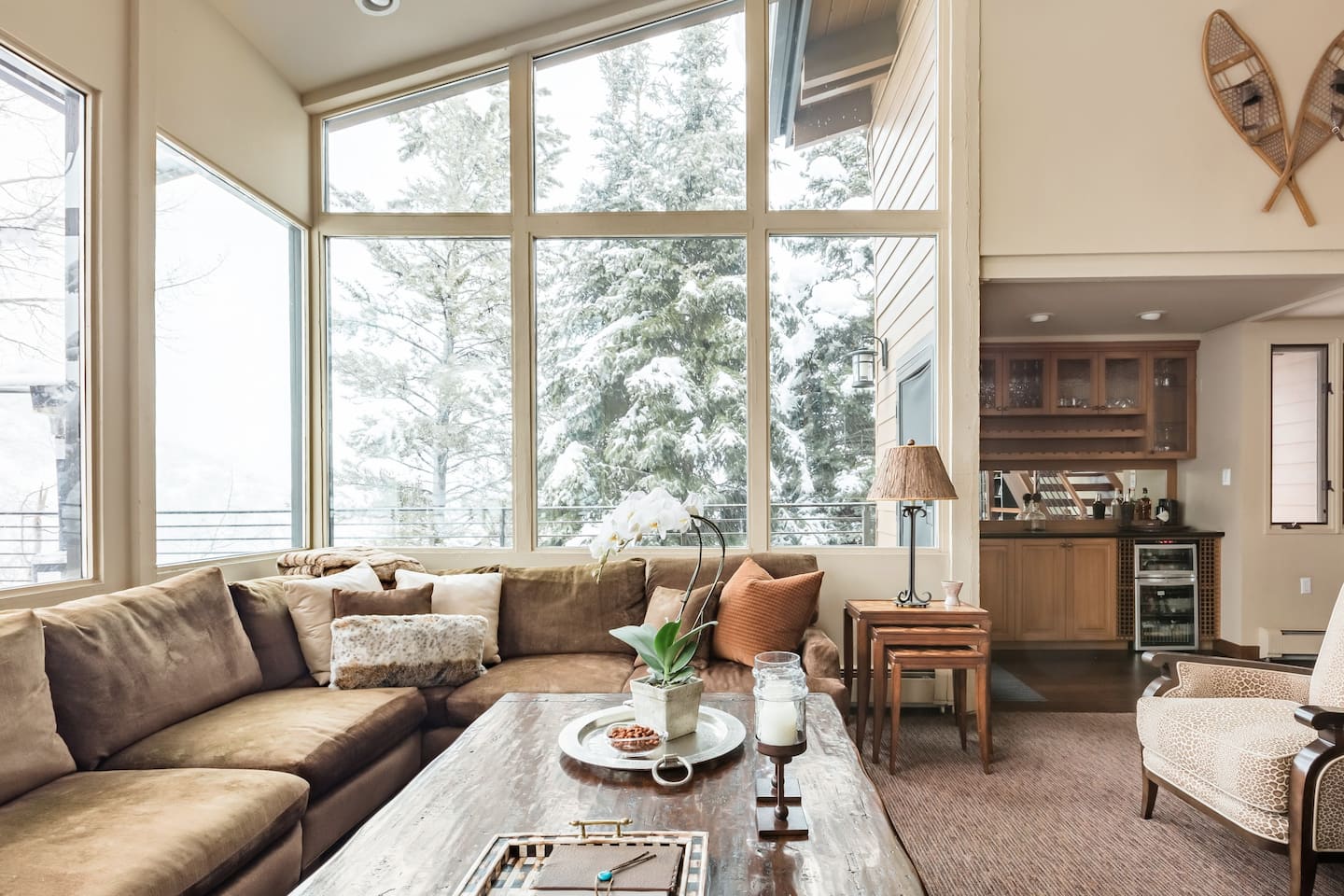 Luxury Airbnb Aspen Colorado in Winter