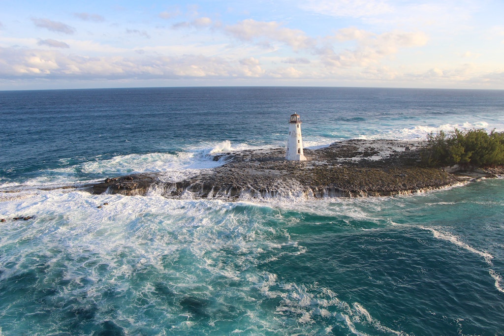 Bahamas Lighthouse at Sea Two