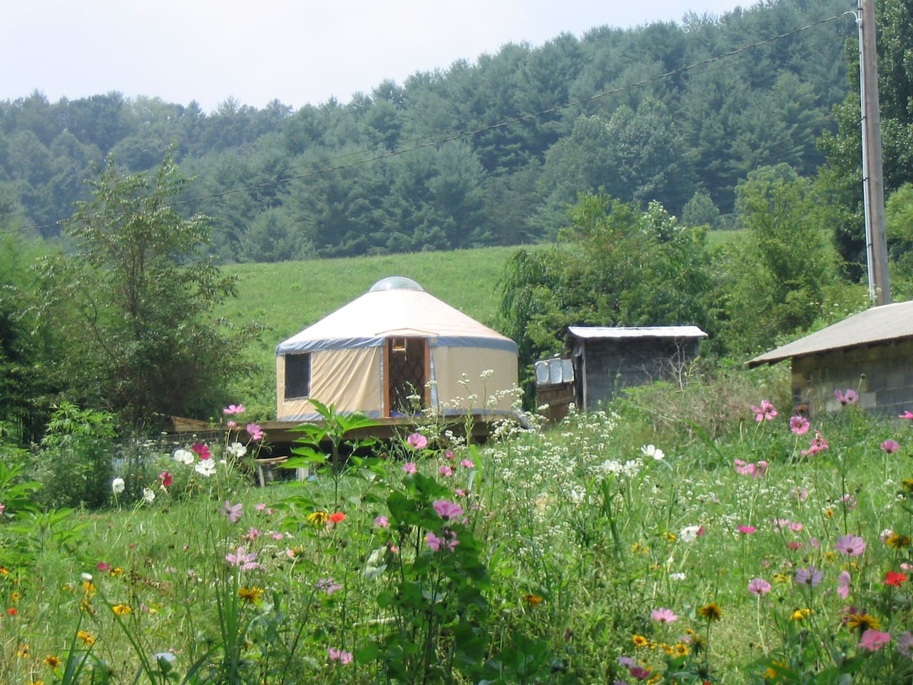 Charming Yurt Glamping Asheville