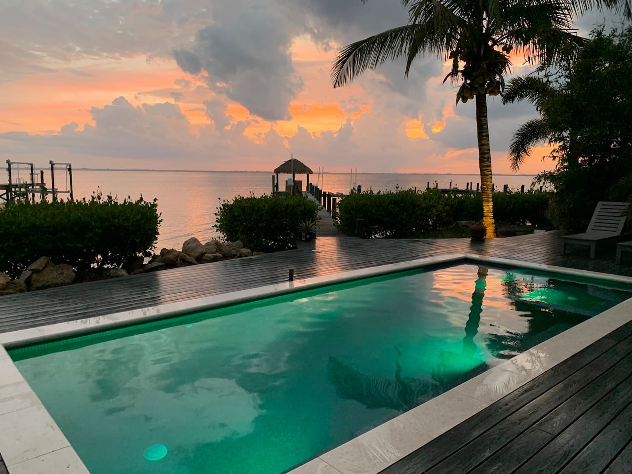 Cocoa Beach Airbnb with Infinity Pool